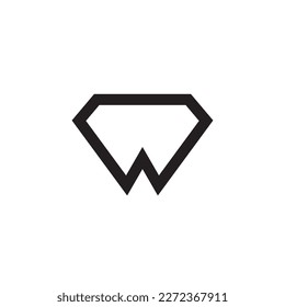 diawond logo simple business logo icon.