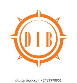 DIB letter design. DIB letter technology logo design on white background. DIB Monogram logo design for entrepreneur and business.