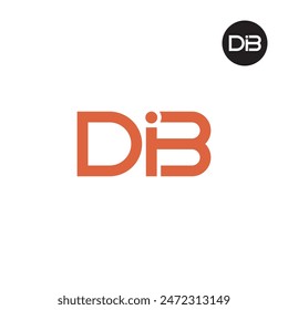 DIB Logo Letter Monogram Design