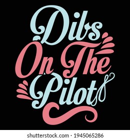 Piloten, Schreibmaschinenschrift, Druck auf T-Shirt, Banner, Plakat, Mug usw.