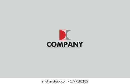 DIC Corporate Logo for a company having combined letters D, I and C in Abstract shapes and forms. 