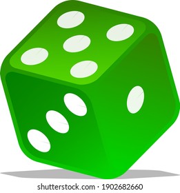 Dice 3D Design Art Logo