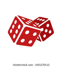 Dice 3D vector illustration