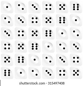 Dice Background. Vector