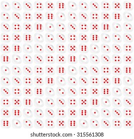 Dice Background. Vector 