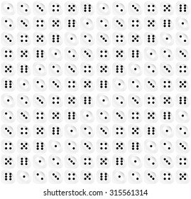 Dice Background. Vector 