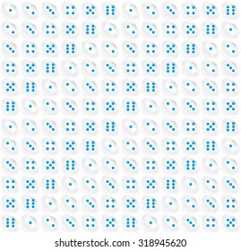Dice Background. Vector