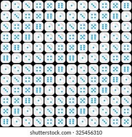 Dice Background. Vector