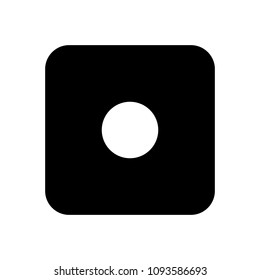 Dice black and white vector