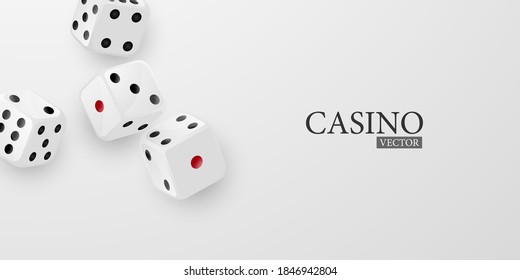 dice casino chips flying realistic tokens for gambling, cash for roulette or poker,