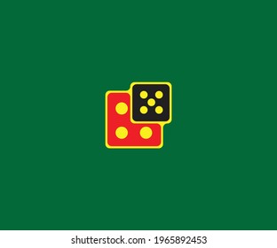 Dice Casino Logo Green Backgound