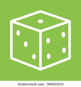 Dice, casino, luck icon vector image. Can also be used for objects. Suitable for web apps, mobile apps and print media.