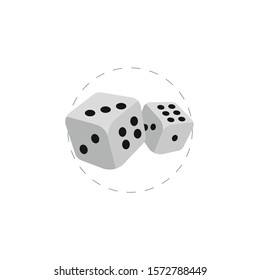 dice cubes colorful vector flat icon. dice cubes colorful vector flat icon. dice cubes colorful vector flat icon. 