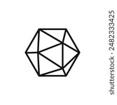 Dice D20 Icon Collection Gaming Dice Illustrations for Board and Role-Playing Games