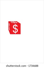 dice with dollar sign