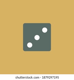 Dice. Flat design. Illustration	
vector eps10