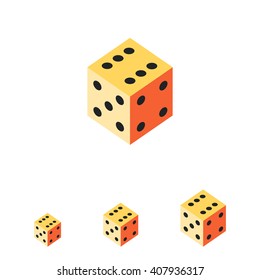 Dice flat icon