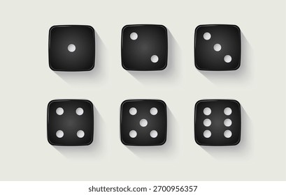 Dados em forma para jogar jogos e jogos de azar