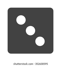 Dice, gambling, game icon vector image.Can also be used for education and science. Suitable for mobile apps, web apps and print media.