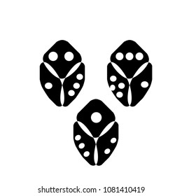 Dice gambling icon set