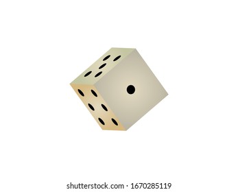 Dice, game, casino icon. Vector illustration. Gambling.