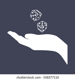 Dice game icon