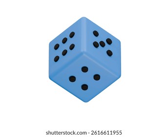 dice icon 3d illustration render