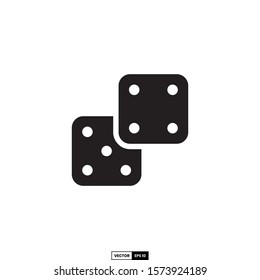 Dice icon, design inspiration vector template for interface and any purpose