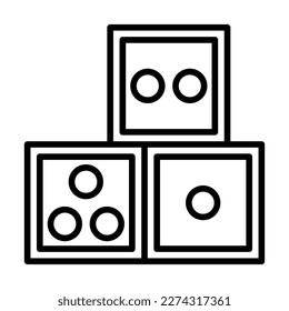 Dice Icon Design For Personal And Commercial Use