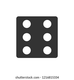 Dice. Icon Flat