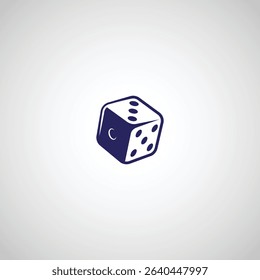 Dice icon flat vector design