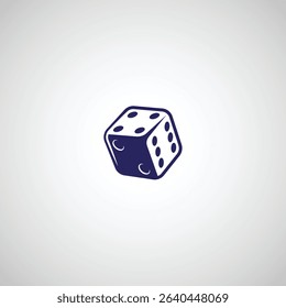 Dice icon flat vector design