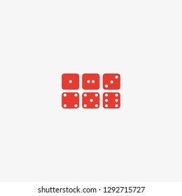 dice icon graphic element 