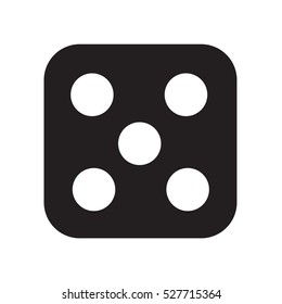 dice icon illustration design