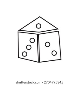 dice icon illustration element design