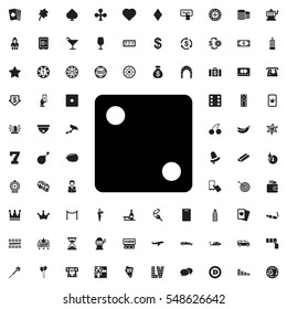 Dice icon illustration isolated vector sign symbol