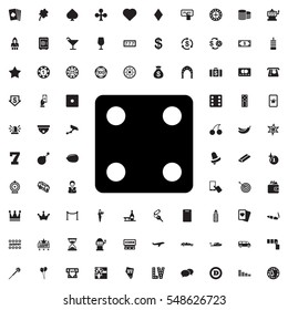 Dice icon illustration isolated vector sign symbol