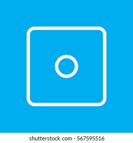 Dice icon illustration isolated vector sign symbol