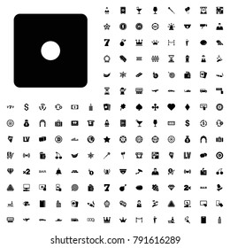 Dice icon illustration isolated vector sign symbol. editable casino icons vector set.