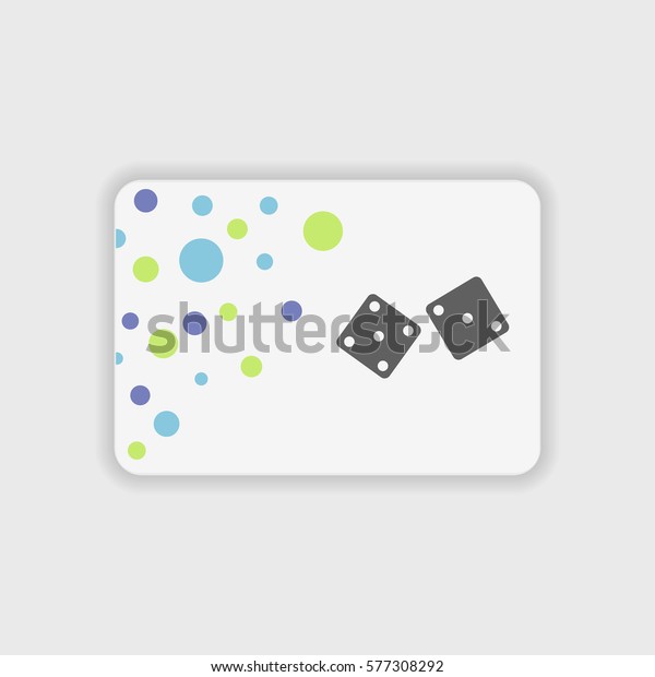 Dice  icon\
illustration isolated vector sign\
symbol