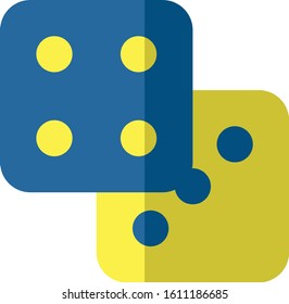 DICE ICON ILLUSTRATION FOR WEBSITE AND ONLINE SHOP MENU