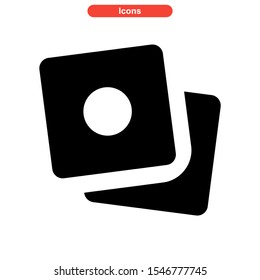 dice icon isolated sign symbol vector illustration - high quality black style vector icons
