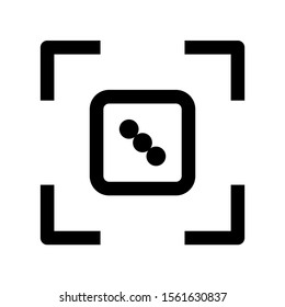dice icon isolated sign symbol vector illustration - high quality black style vector icons
