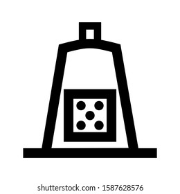 dice icon isolated sign symbol vector illustration - high quality black style vector icons
