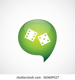 dice icon, on white background