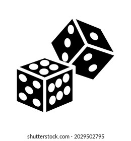 Dice icon Royalty free vector design illustration