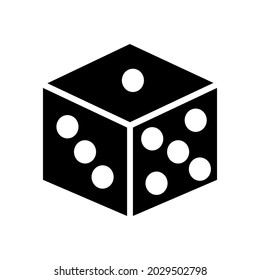 Dice icon Royalty free vector design illustration