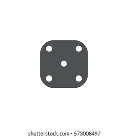 dice icon. sign design