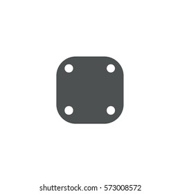 dice icon. sign design