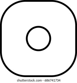 Dice icon , sign design  (edge)